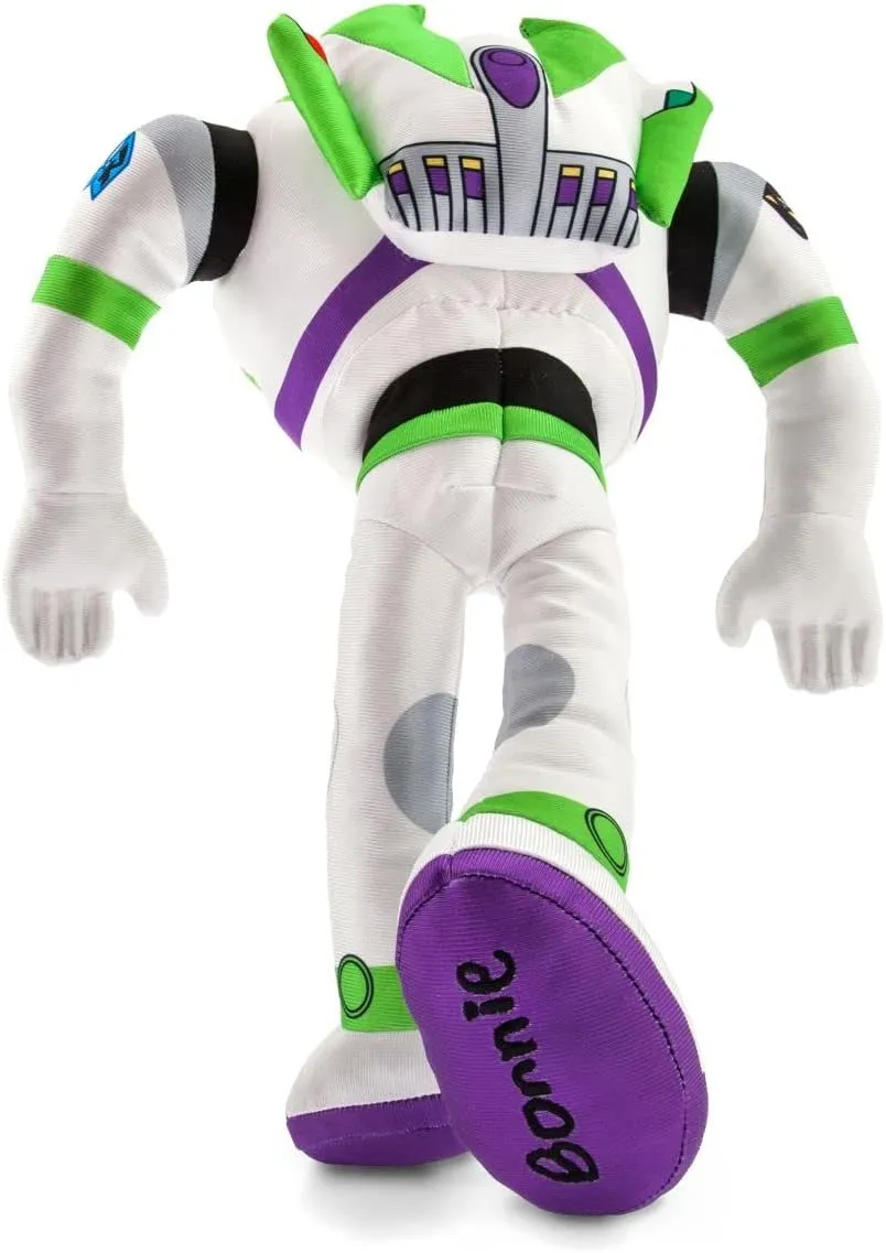 DISNEY STORE Official Toy Story Plush, Buzz Lightyear, Iconic Cuddly Toy Character with Embroidered Eyes and Soft Plush Features, Suitable for All Ages