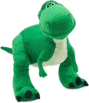 DISNEY STORE Official Toy Story Plush, Rex, Iconic Cuddly Toy Character with Embroidered Eyes and Soft Plush Features, Suitable for All Ages