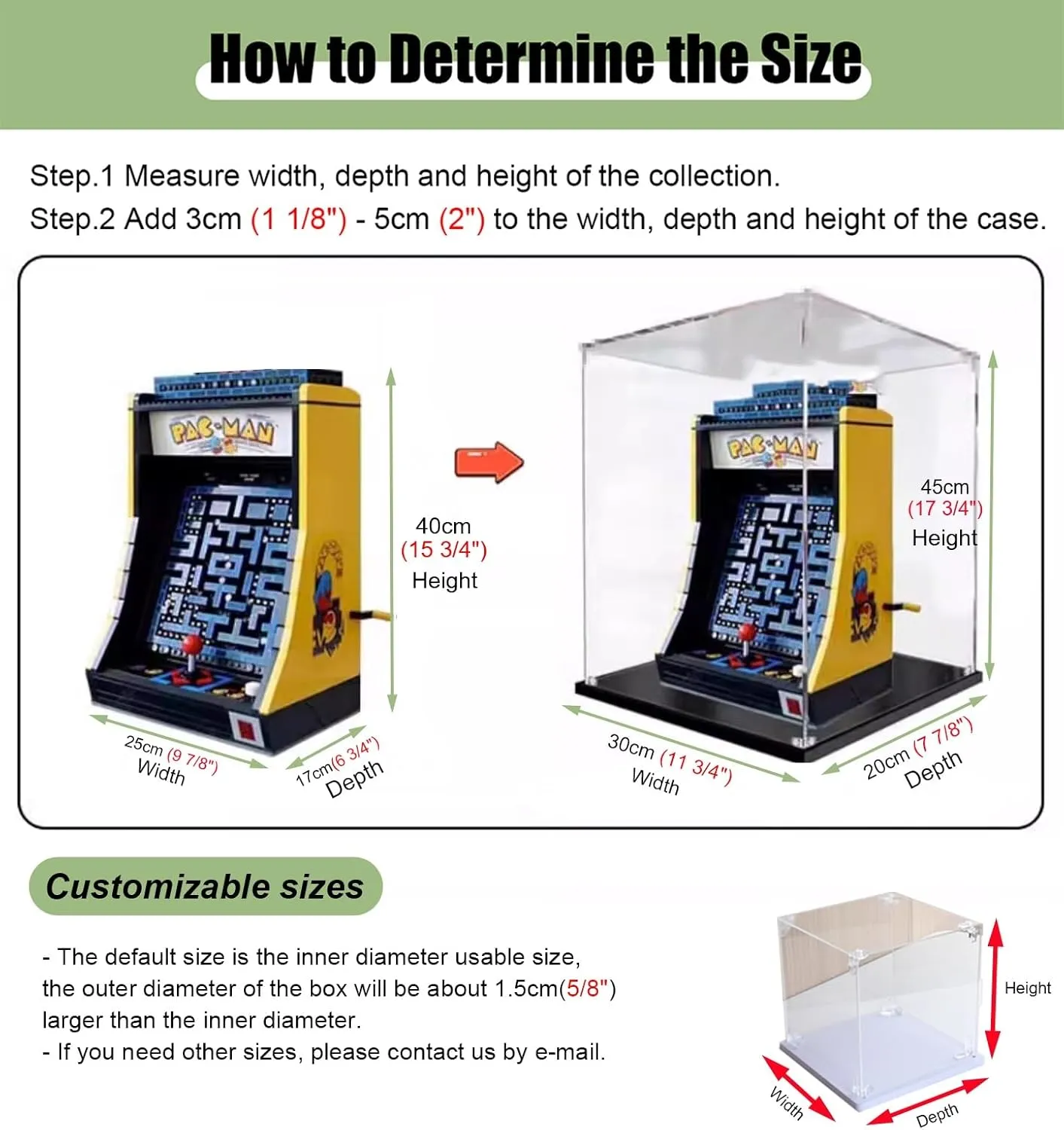 Display Case Acrylic Display Case with Lock & Key, Dustproof Display Boxes for Organizer Collectibles Transparent, Action Figures/Jewelry Cube Storage Bin(30x30x30cm(12"x12"x12"))