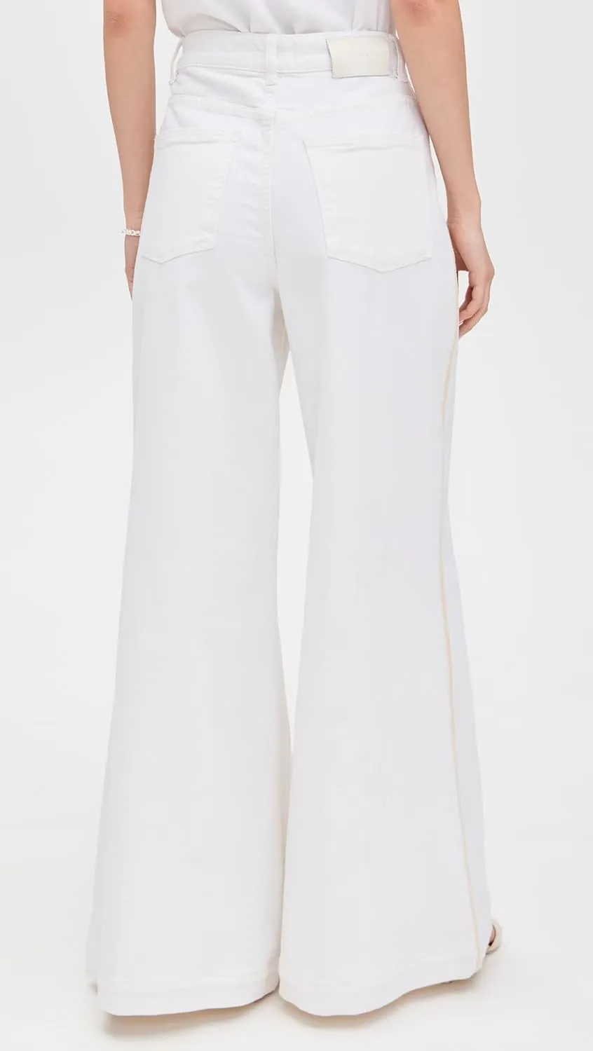 DL1961 Women's Lucila Ultra Wide Leg High Rise Jeans