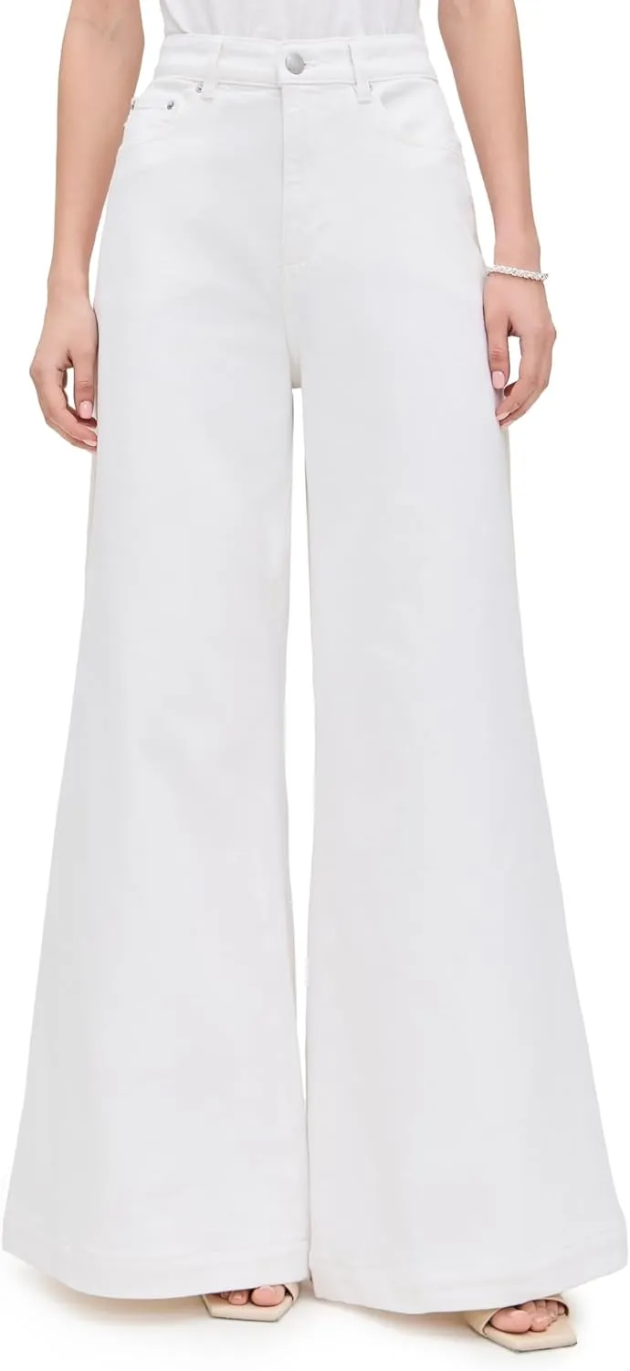 DL1961 Women's Lucila Ultra Wide Leg High Rise Jeans