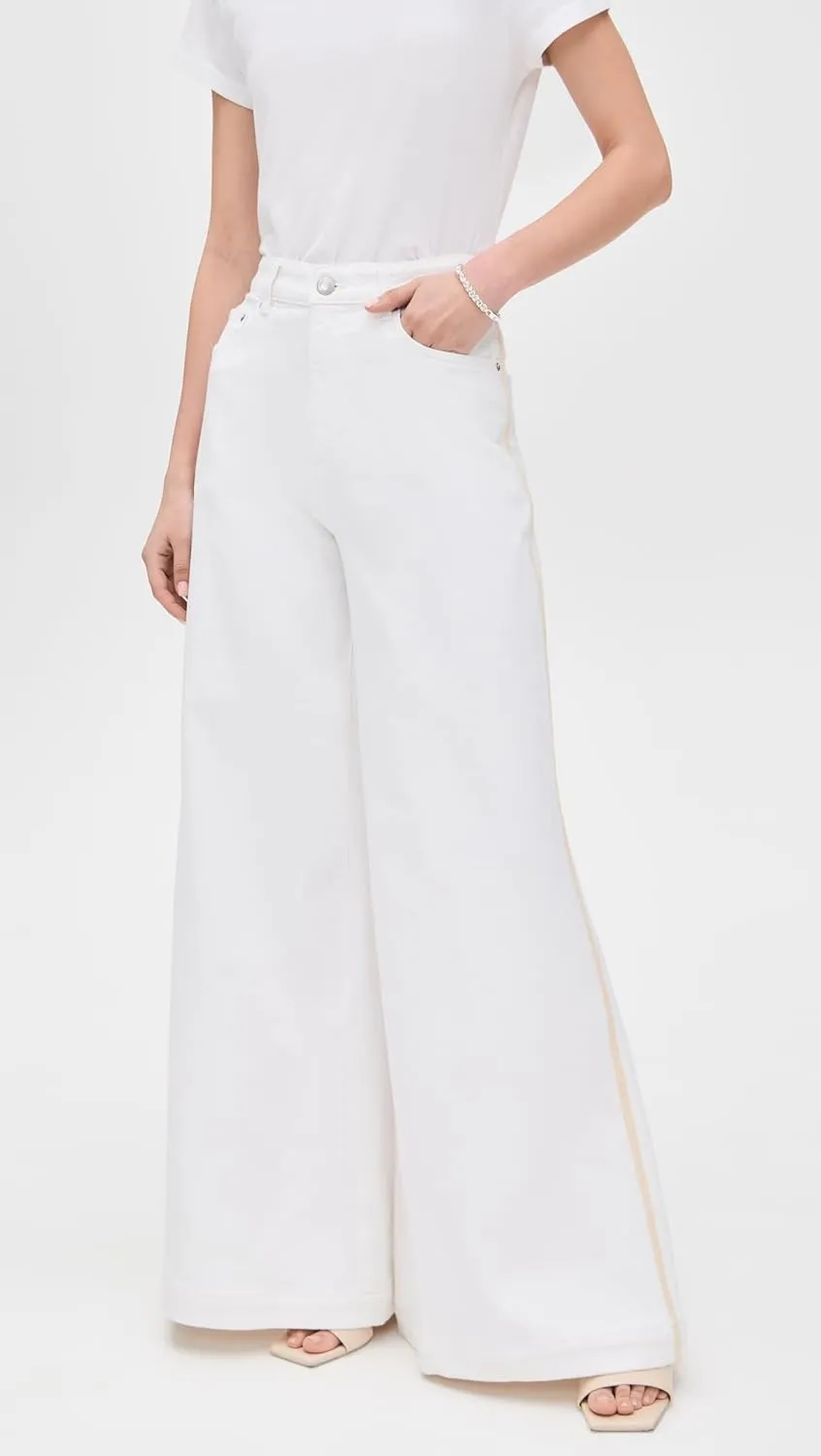 DL1961 Women's Lucila Ultra Wide Leg High Rise Jeans