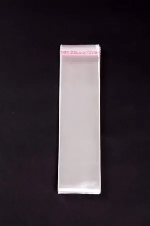 DMS RETAIL Plastic Polythene Clear Bags Small Size Pouches Transparent Self Adhesive BOPP Bags For Jewellery Packing | 3X10 INCHES PACK OF (1000)