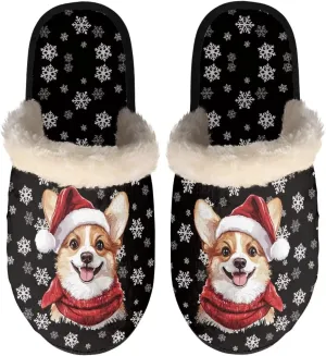 Dolyues Cute Animal Slipper Soft Lightweight Green House Shoes Warm Winter Thin Fur Fuzzt Fannel Indoor Slipper