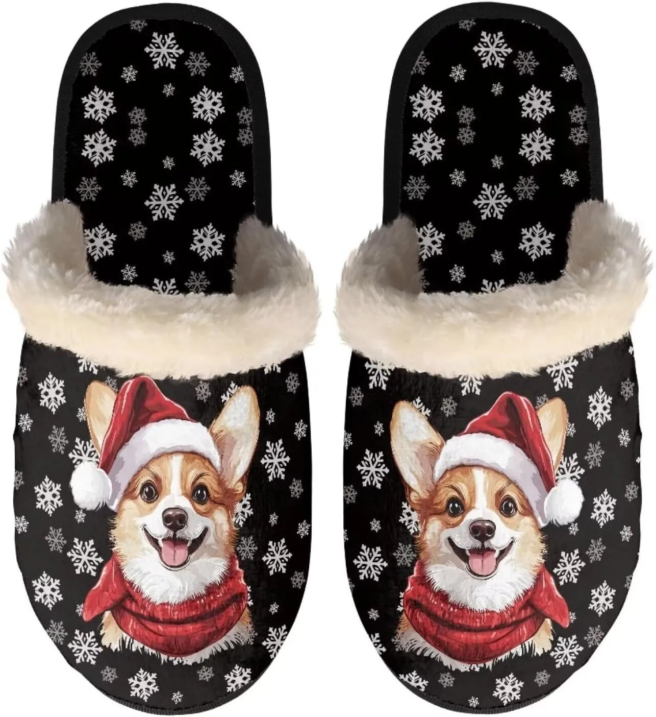 Dolyues Cute Animal Slipper Soft Lightweight Green House Shoes Warm Winter Thin Fur Fuzzt Fannel Indoor Slipper