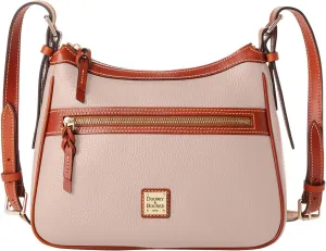 Dooney & Bourke Women's Presley Crossbody in Pebble Grain Leather, Medium Sized Handbag with Adjustable Shoulder Strap