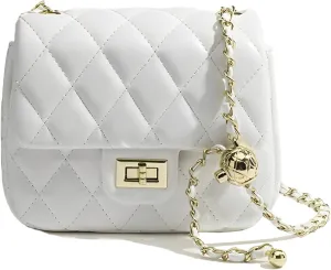 Fashion Contrast Faux Leather Crossbody Bags