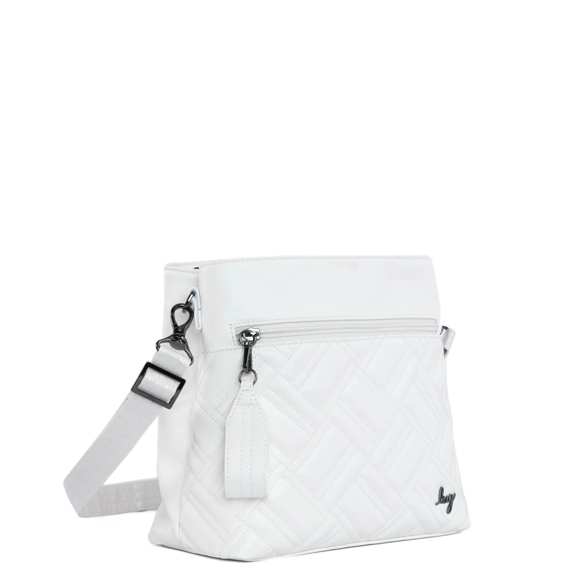 Double Dip Satin Luxe VL Crossbody Bag