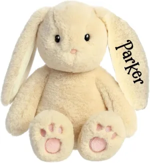 Easter Bunny Stuffed Animal Easter Basket Stuffer Floppy Ear Plush Spring Holiday Decoration Gift Personalized with Custom Name