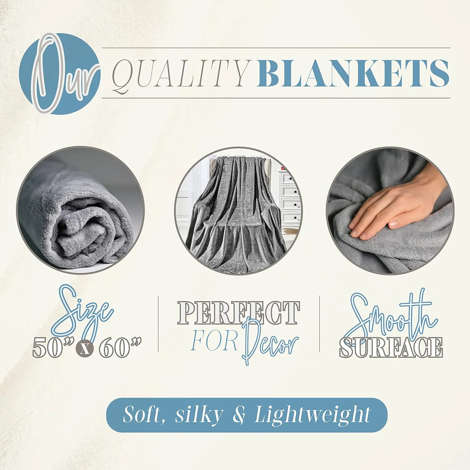 Elegant Comfort Lightweight Printed Throw Blanket- All Season, Ultra Soft, Cozy and Plush- Decorative Throw Blankets, Perfect for Lounging, 50 x 60 inches, Llama, Throw Blanket