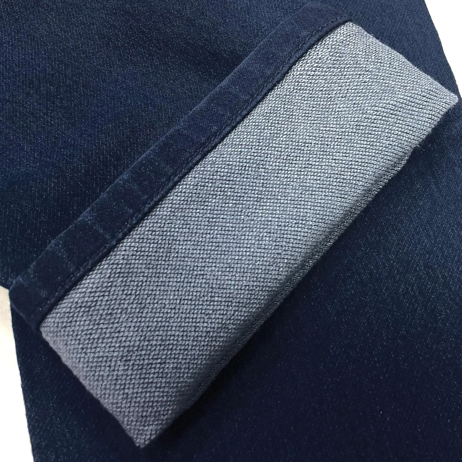 ETHANOL Mens Super Comfy Straight Stretch Knit Jersey Denim Five Pocket Jean