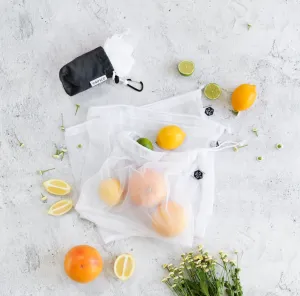 Ever Eco Reusable Produce Bags RPET Mesh - 4 Pack