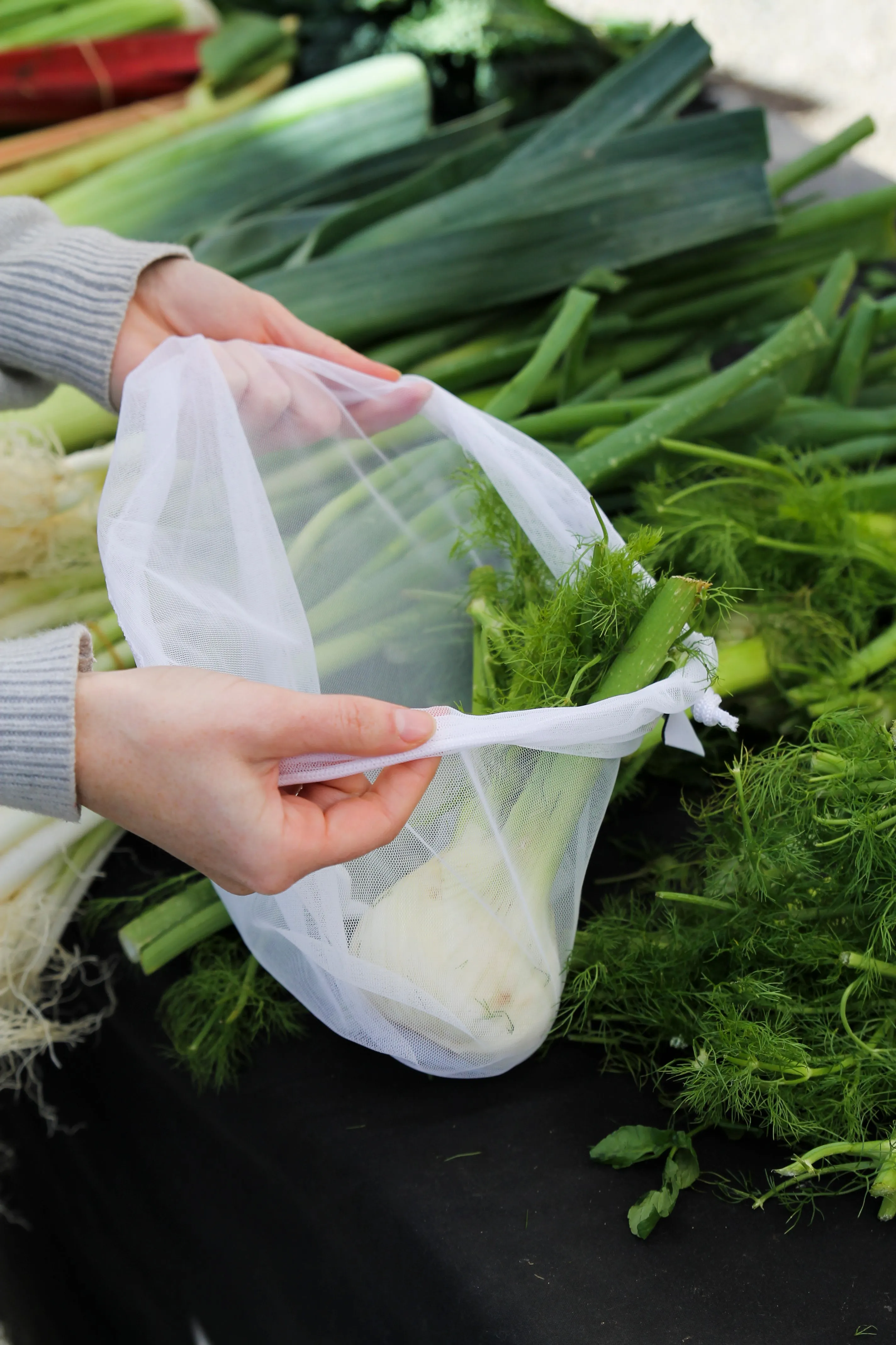 Ever Eco Reusable Produce Bags RPET Mesh - 4 Pack
