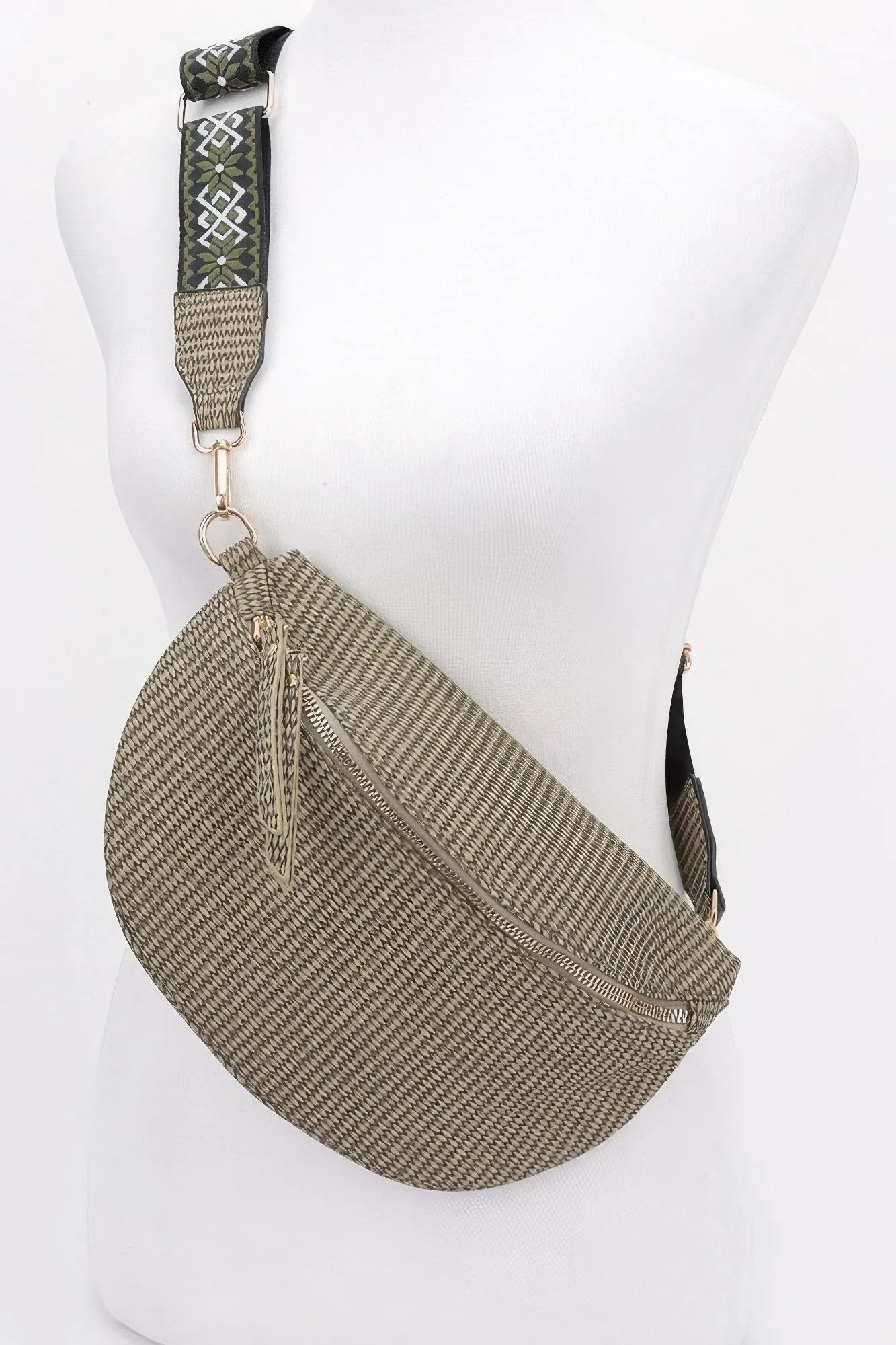 Fanny Pack with Multi-Color Strap