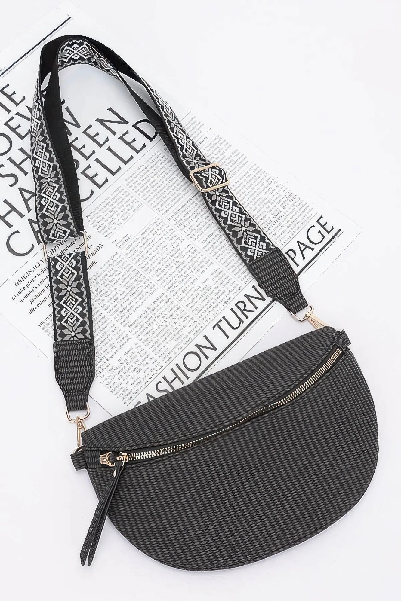 Fanny Pack with Multi-Color Strap