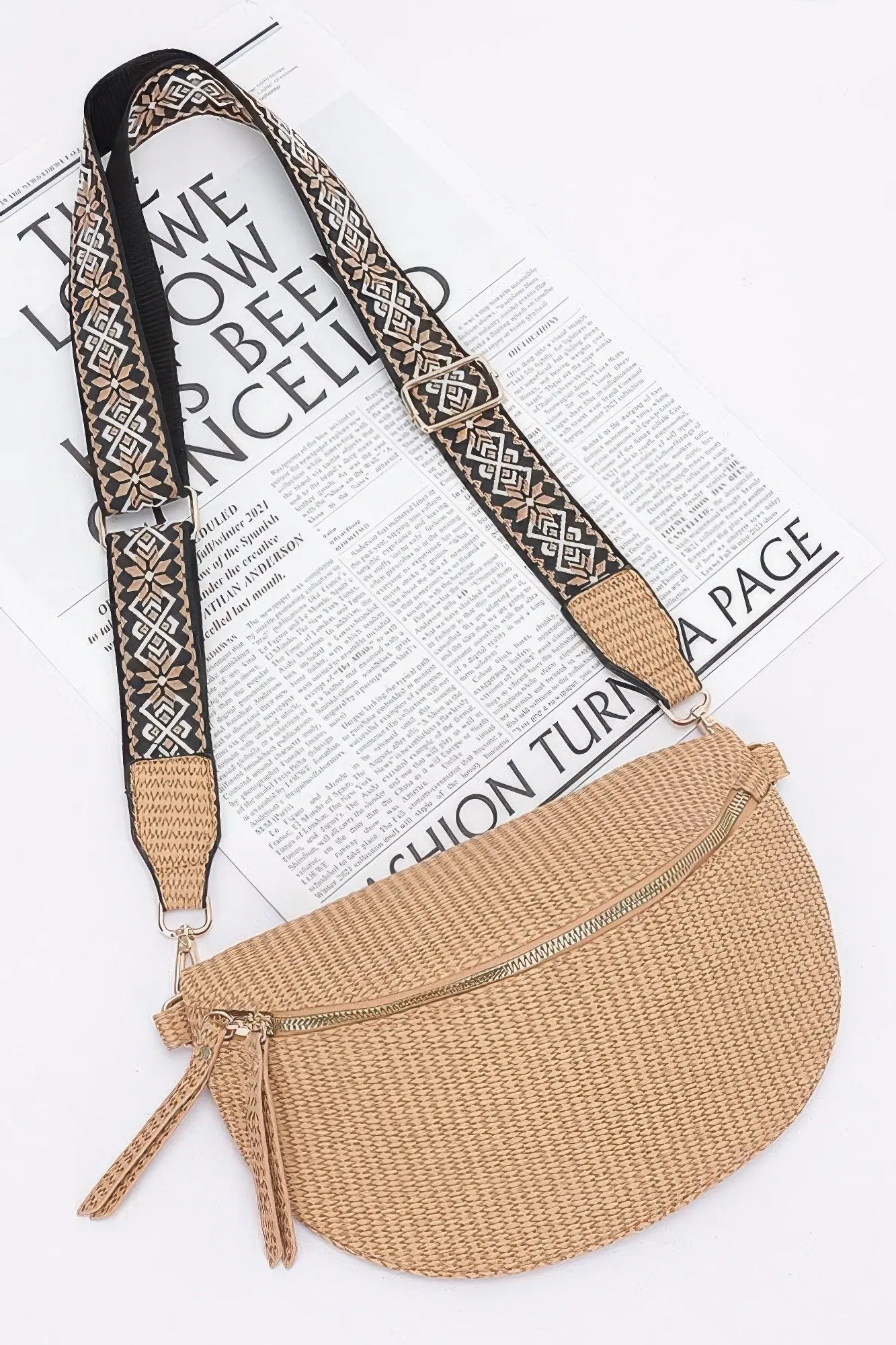 Fanny Pack with Multi-Color Strap