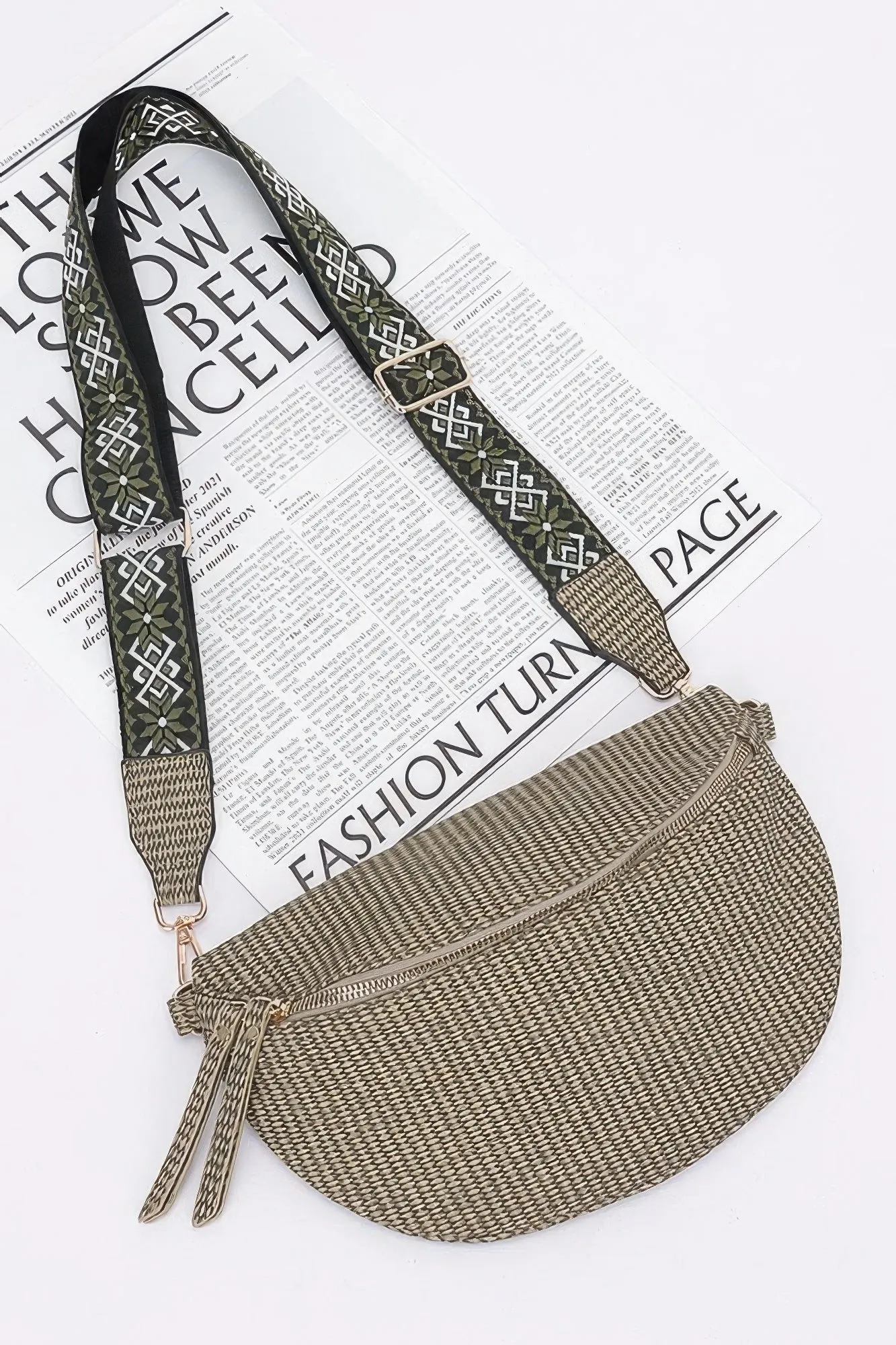 Fanny Pack with Multi-Color Strap