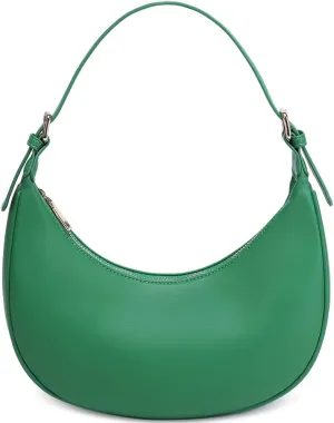 Fashion Small Crescent Underarm Shoulder Bag for Women Trendy Purse Hobo Handbags Clutch Crossbody Bag