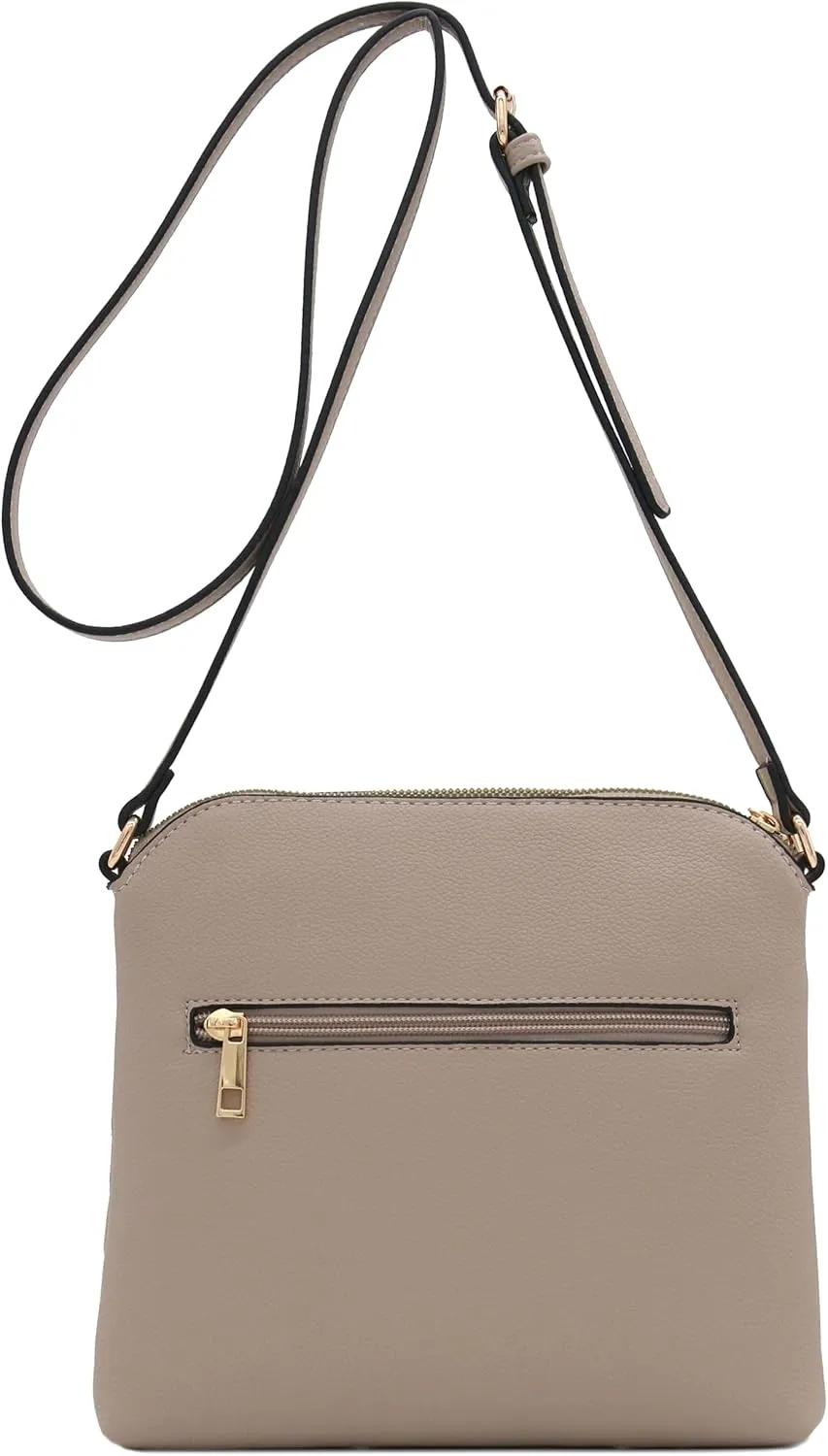 FashionPuzzle Chevron Quilted Medium Crossbody Bag with Tassel Accent