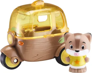 Fat Brain Toys Timber Tots Side Car - Imaginative Play Motorcycle for Ages 2 