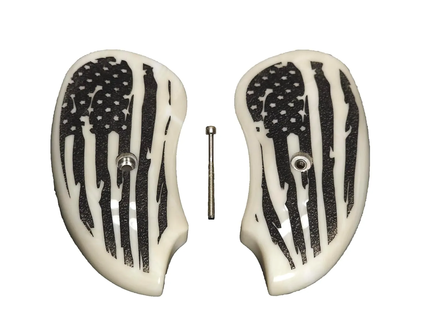 Faux Ivory American Flag Bond Arms Derringer Grips