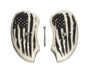 Faux Ivory American Flag Bond Arms Derringer Grips