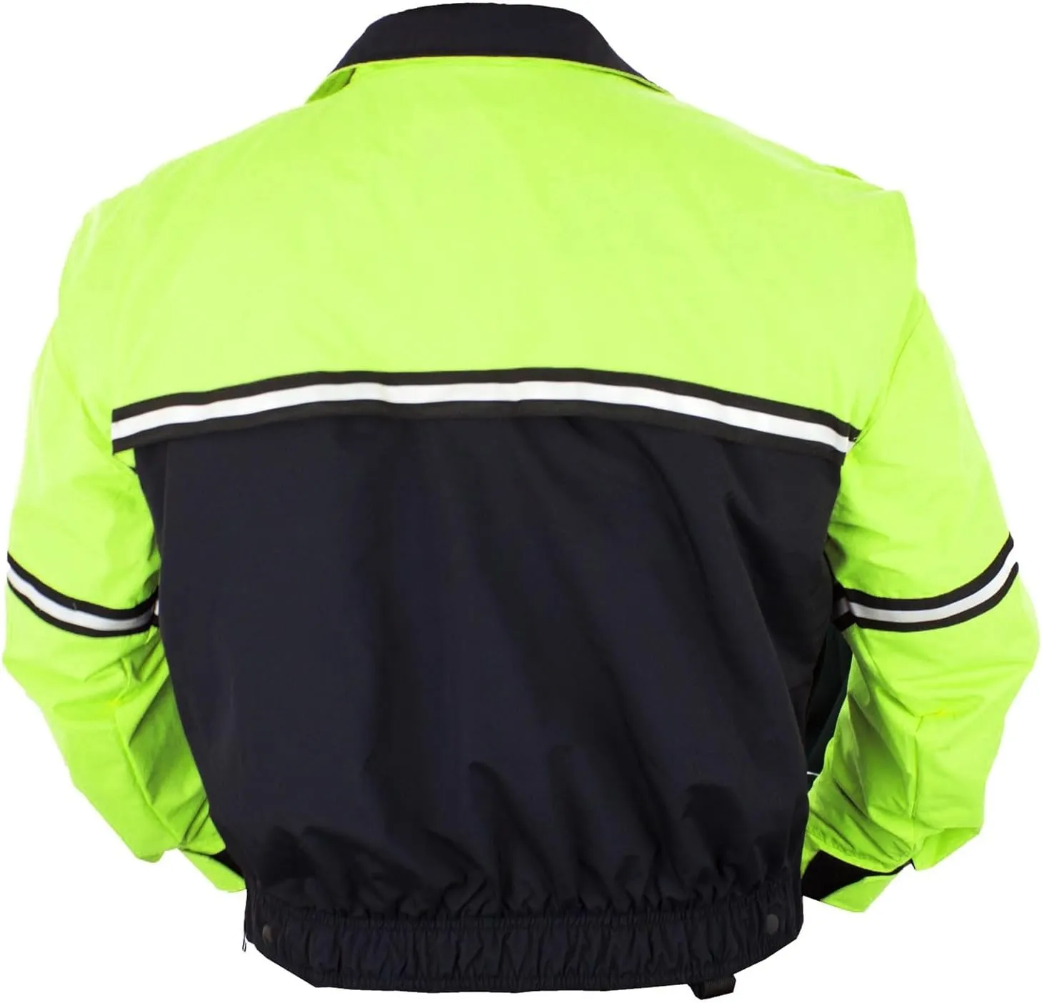 First Class Men's Two-Tone Waterproof Bike Patrol Jacket - Removable Liner, Work Utility & Safety Outerwear