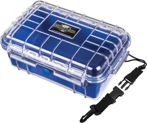 Flambeau Outdoors 502HD HD Tuff Box 500 with Zerust Anti-Corrosion Liner, Dry Box Storage, Large, Blue/Clear