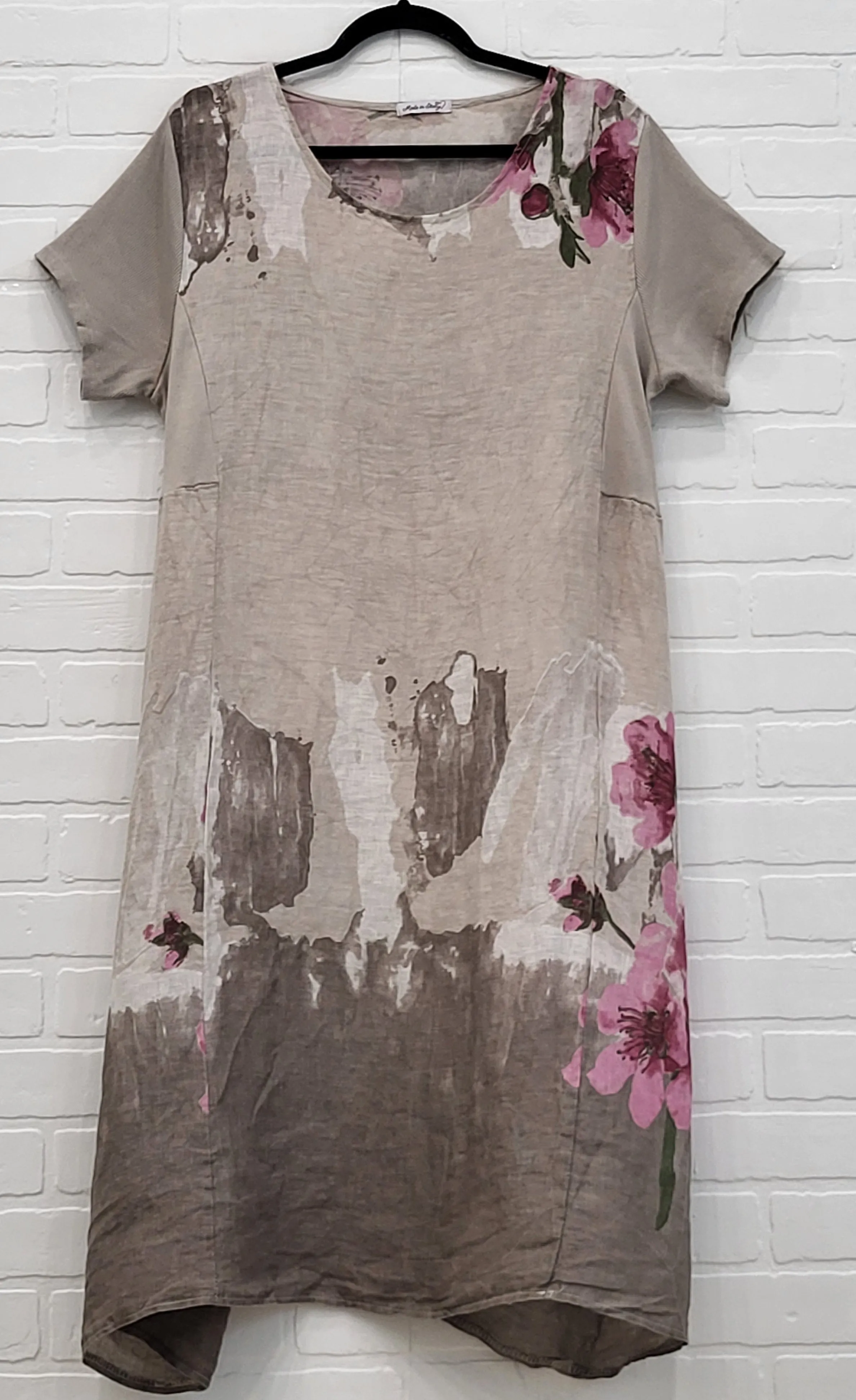 Floral Linen Dress