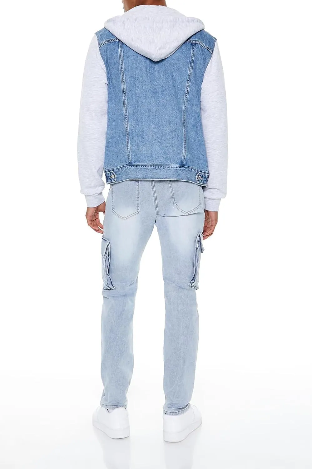 Forever 21 Men's Removable Cargo Pocket Jeans