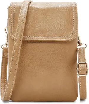 FOXLOVER Small Crossbody Bags for Women Designer Cell Phone Bag Wallet Purses Adjustable Strap