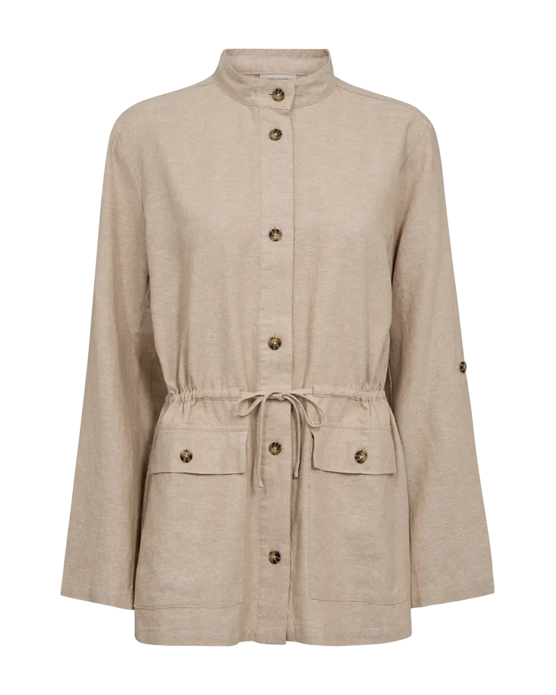 FQLAVA - LINEN JACKET - BEIGE