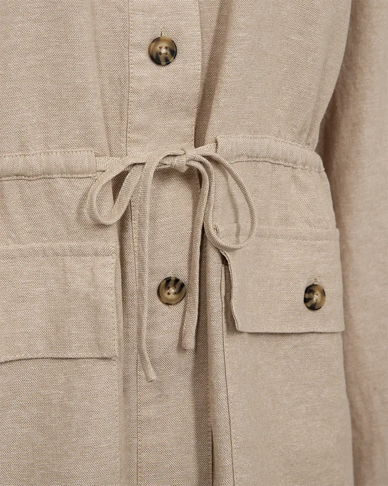 FQLAVA - LINEN JACKET - BEIGE
