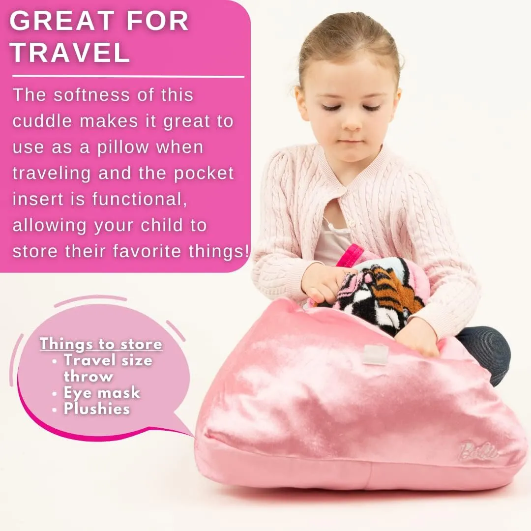 Franco Barbie Purse Pillow Bedding Super Soft Plush Pink Purse/Bag Shapped Cuddle Pillow Buddy, (100% Official Licensed Barbie Product)