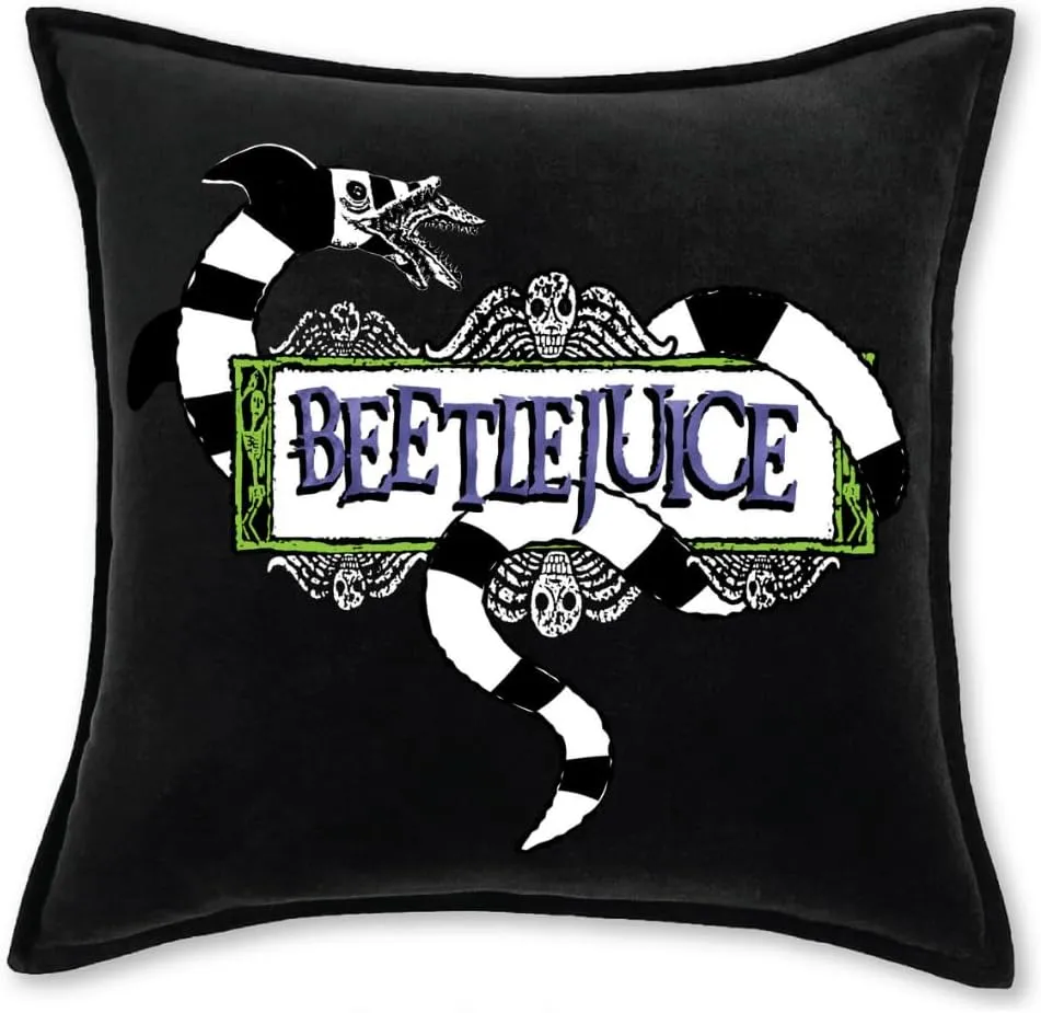 Franco Bedding Christmas Holiday Super Soft Plush Cuddle Pillow Buddy, One Size, Beetlejuice