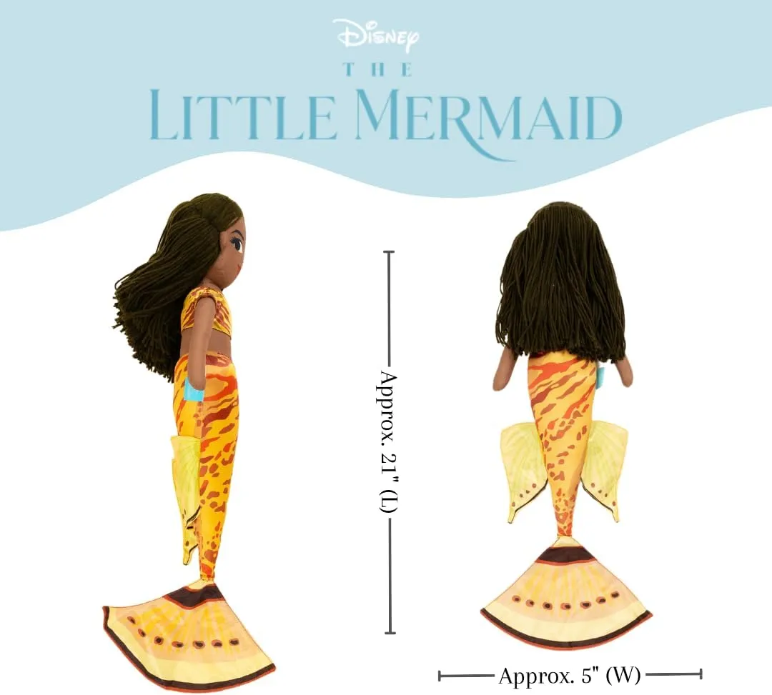 FRANCO Disney's The Little Mermaid Live Action Movie Bedding Super Soft Plush Cuddle Pillow Buddy, (Official Licensed Disney Product)