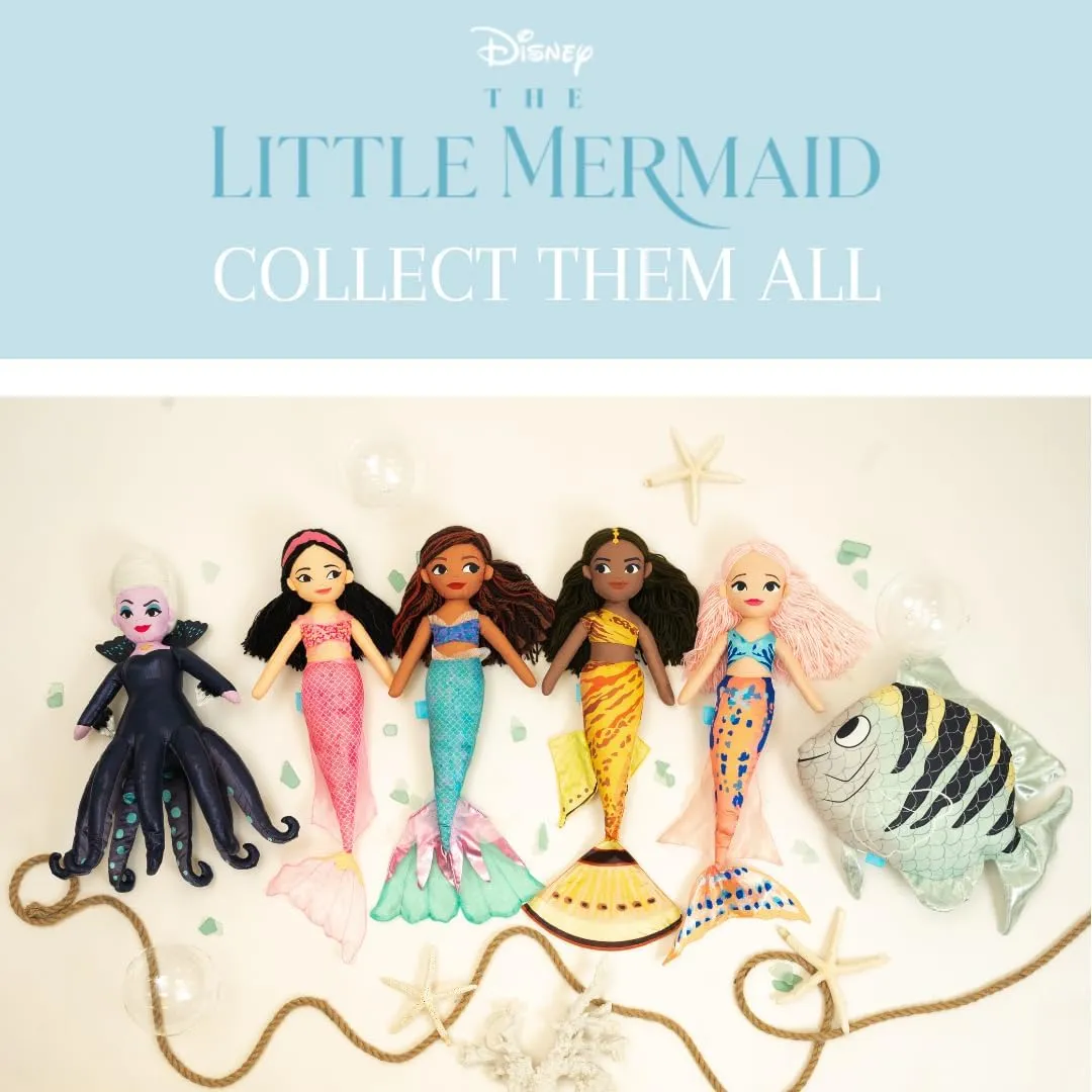 FRANCO Disney's The Little Mermaid Live Action Movie Bedding Super Soft Plush Cuddle Pillow Buddy, (Official Licensed Disney Product)