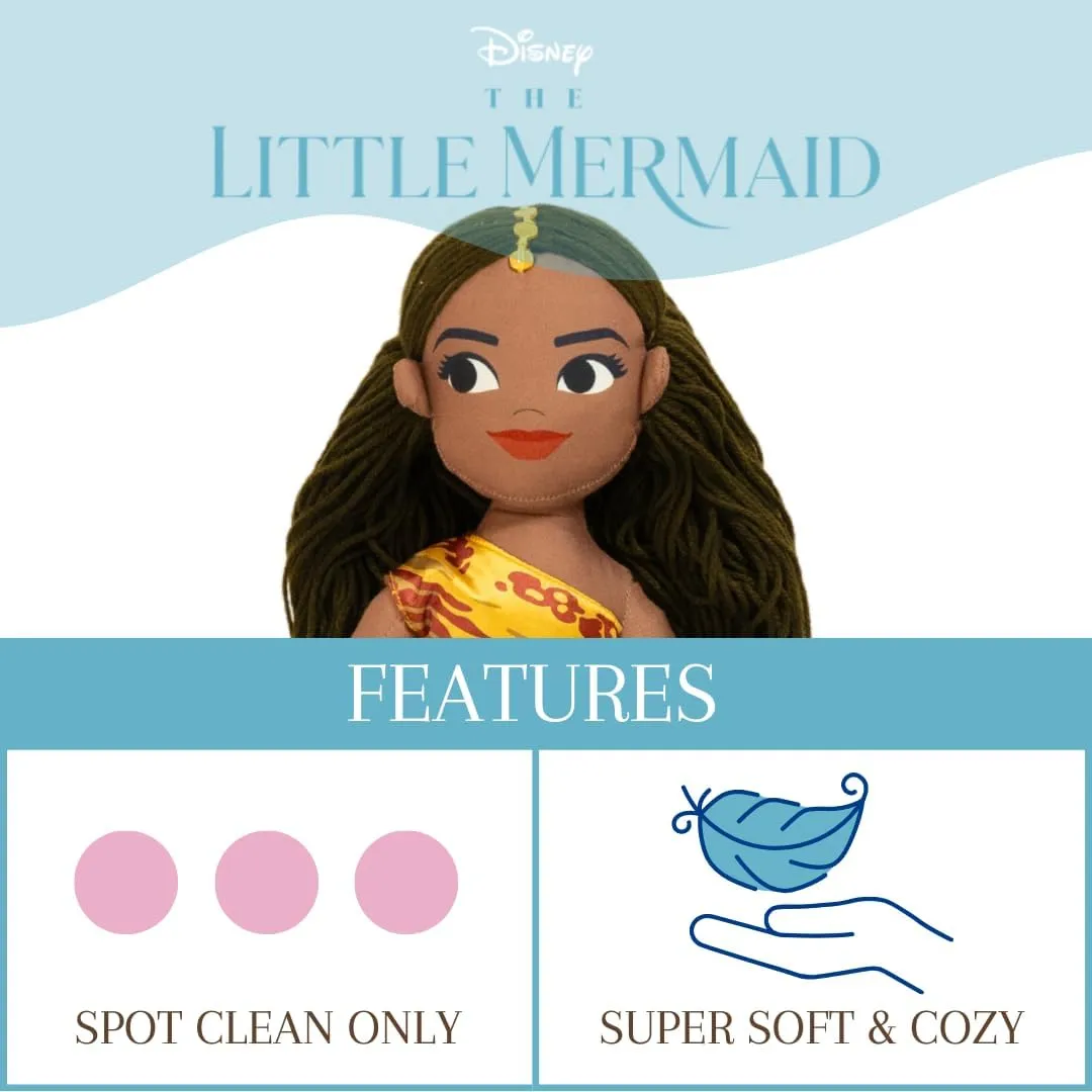 FRANCO Disney's The Little Mermaid Live Action Movie Bedding Super Soft Plush Cuddle Pillow Buddy, (Official Licensed Disney Product)
