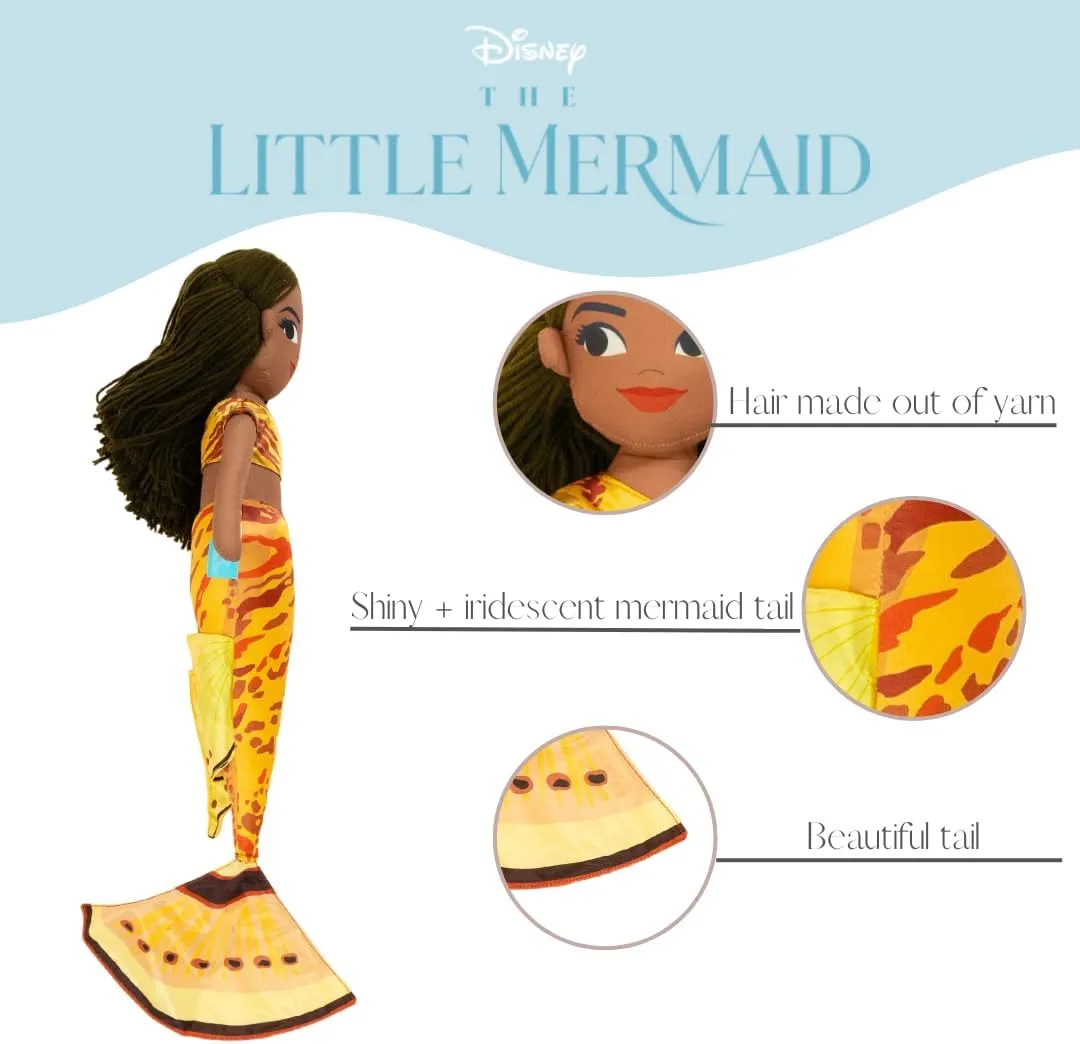 FRANCO Disney's The Little Mermaid Live Action Movie Bedding Super Soft Plush Cuddle Pillow Buddy, (Official Licensed Disney Product)