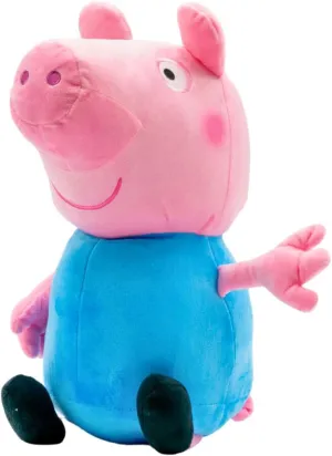 Franco Peppa Pig George Bedding Super Soft Plush Cuddle Pillow Buddy, (Officially Licensed Product)