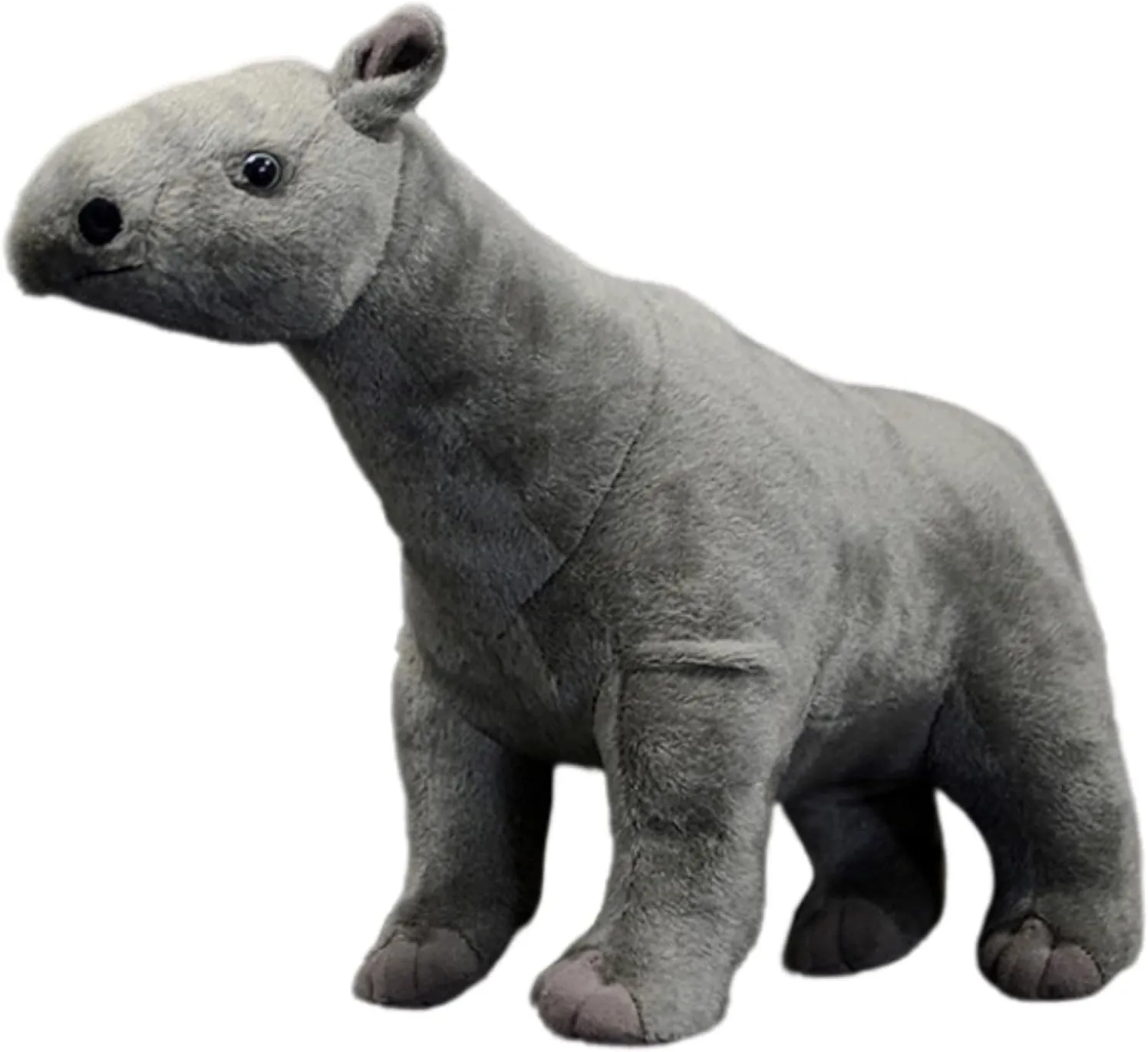 FRANKIEZHOU Giant Rhino Stuffed Animal-Gray 13",Giant Rhino Plush Toy, Giant Rhino Stuffed Animal,Girl Toys,Gifts for Kids,Home Decor,Hugging Toy