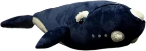 FRANKIEZHOU Lifelike Right Whale Plush-17.7",Tumor Head Whale Stuffed Animal,Stuffed Animals for Boy,Shark Plush,Gifts for Kids,Home Decor
