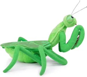 FRANKIEZHOU Praying Mantis Plush, Lifelike Green Chinese Mantis Stuffed Animal,Soft Mantis Plush Toy, Stuffed Toy,Insect Toys Gifts for Kids,Home Decor 15" Green