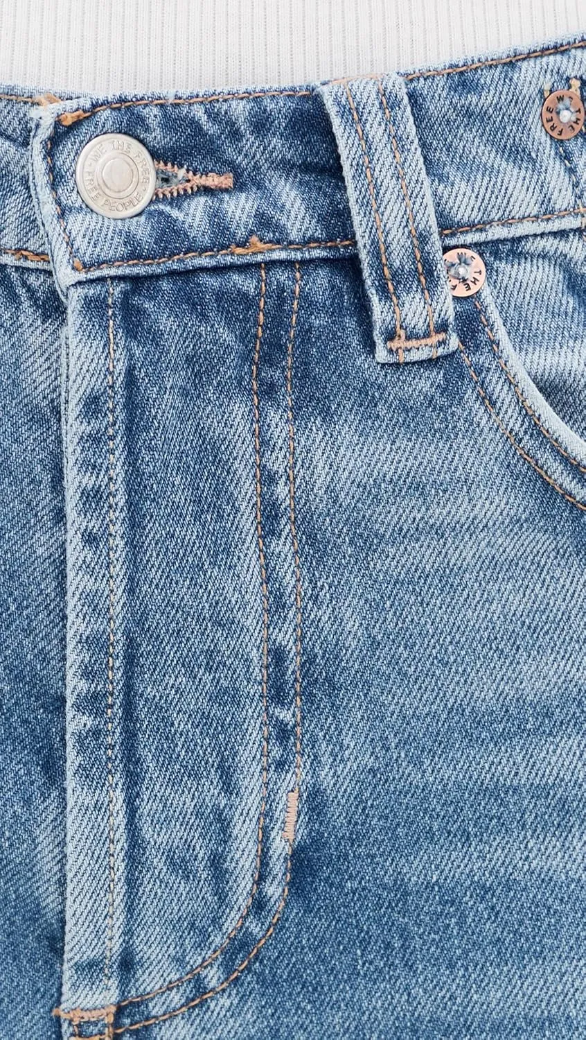 Free People Women's Eden High Slouchy Jeans