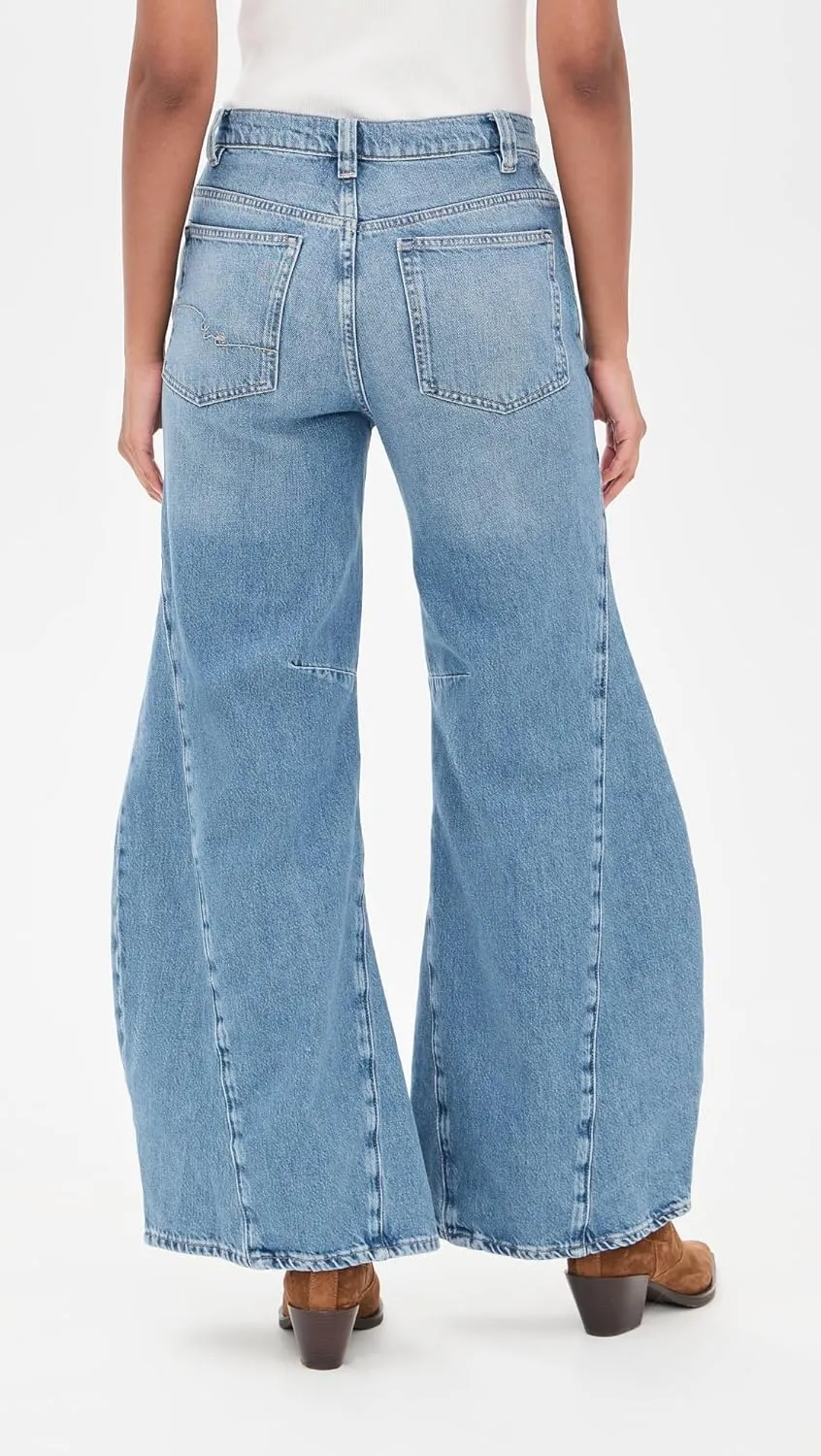 Free People Women's Eden High Slouchy Jeans
