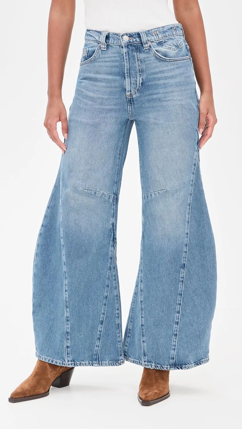 Free People Women's Eden High Slouchy Jeans