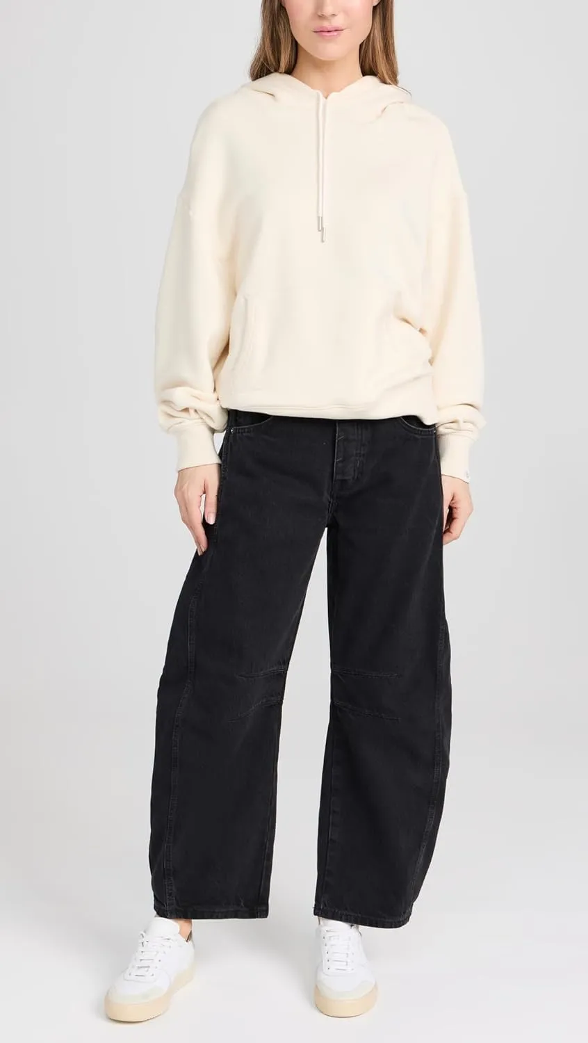 Free People Women's We The Free Good Luck Mid-Rise Barrel Jeans
