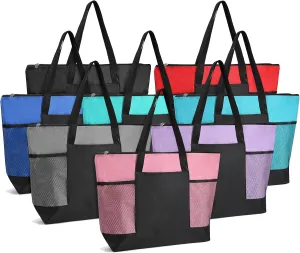 Fumete Nurse Tote Bags with Pocket Employee Appreciation Gift for Coworker Tote Gift Bag Bulk for Nursing Team Teacher