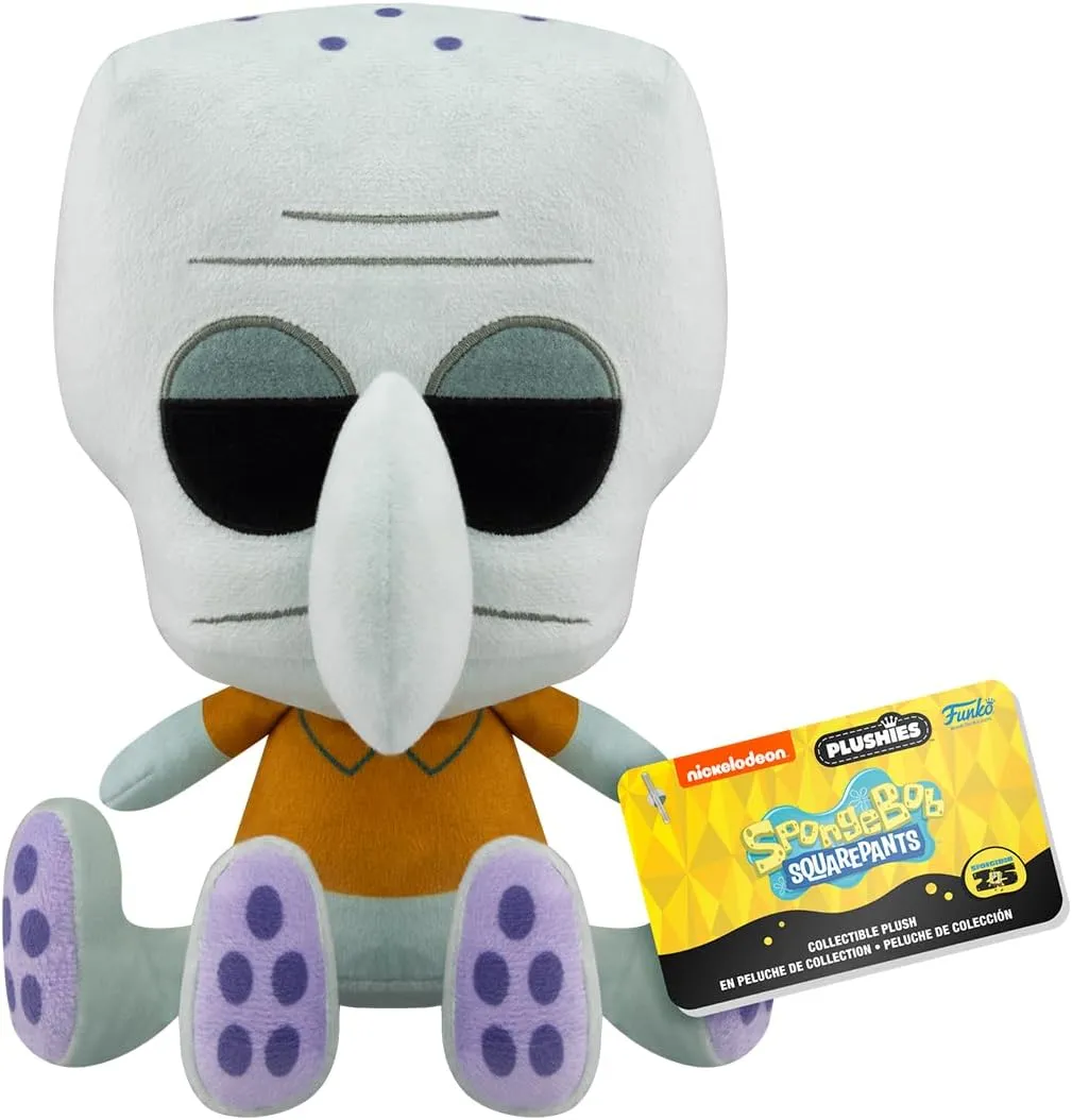Funko POP! Plush: Spongebob Squarepants 25th Anniversary - Squidward Tentacles - Collectable Soft Plush - Birthday Gift Idea - Official Merchandise - Stuffed Plushie for Kids and Adults