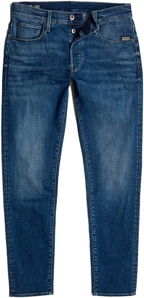 G-STAR Men's 3301 Slim Fit Denim Jeans